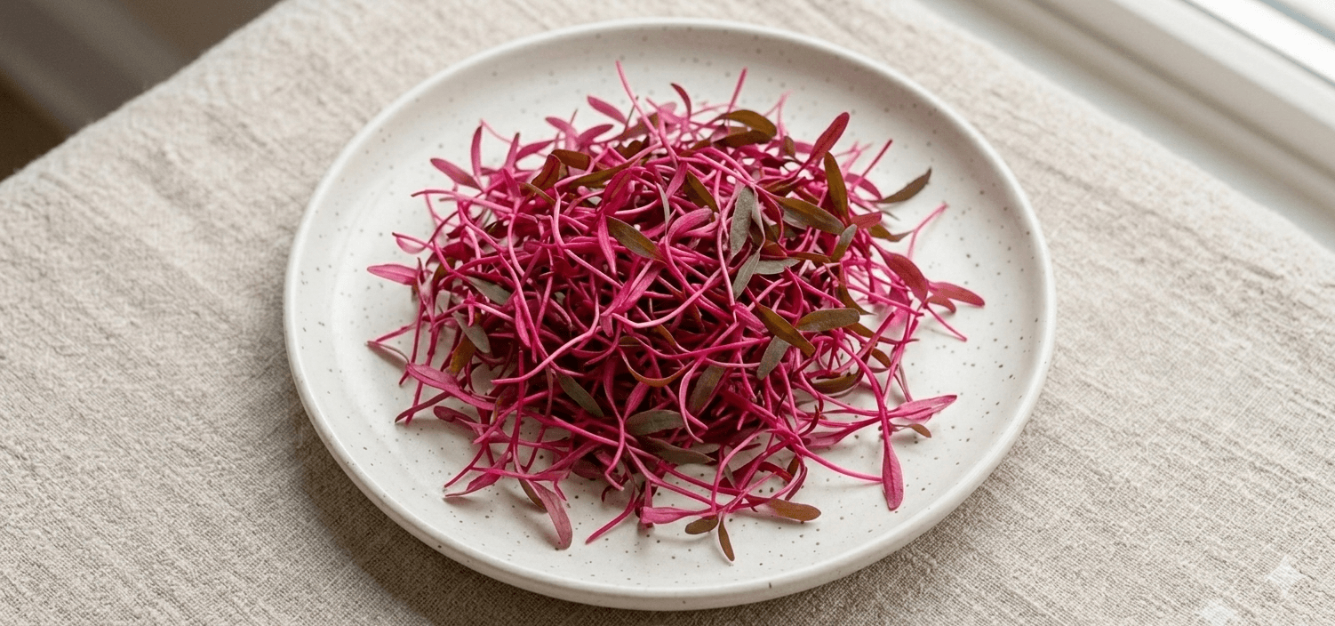 Microgreens close up